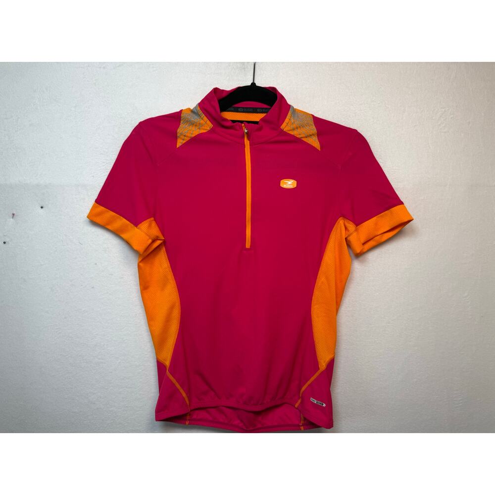 Sugoi Women's Neo Pro Cycling Jersey, Hot Pink/Orange, Size Small